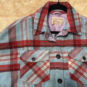 🤍 FREE PEOPLE plaid jacket 🤍